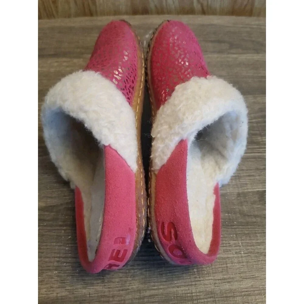 Sorel Nakiska™ Slide II Slippers Youth Size‎ 4 Pink